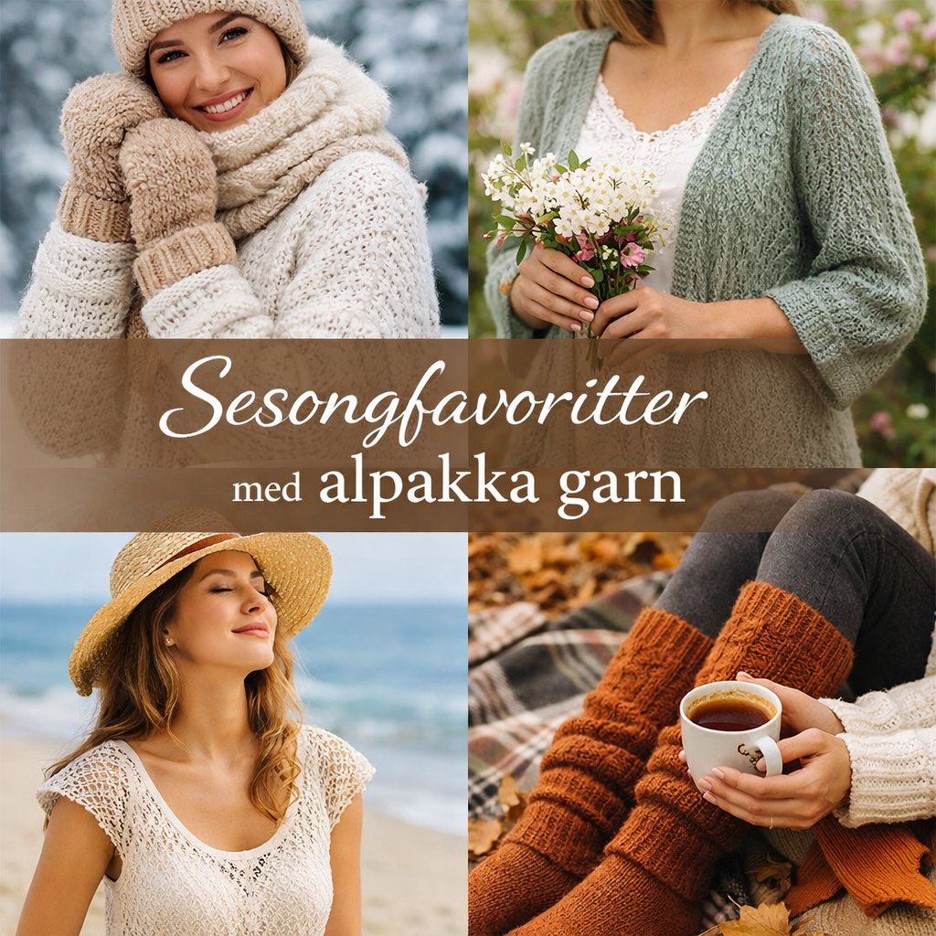Sesongfavoritter med alpakka garn