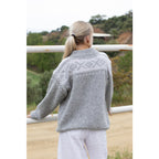 CORTINA halv-zip genser i Faerytale Tweed – bilde 2