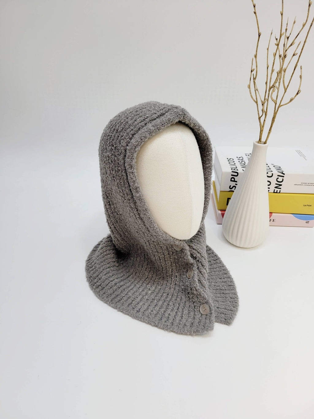 Strikket Alpakka Balaklava i Ullblanding fra Comfortarians