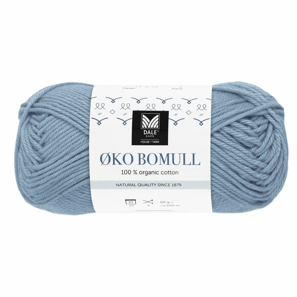 Dale - Øko Bomull - Garn Lys denim
