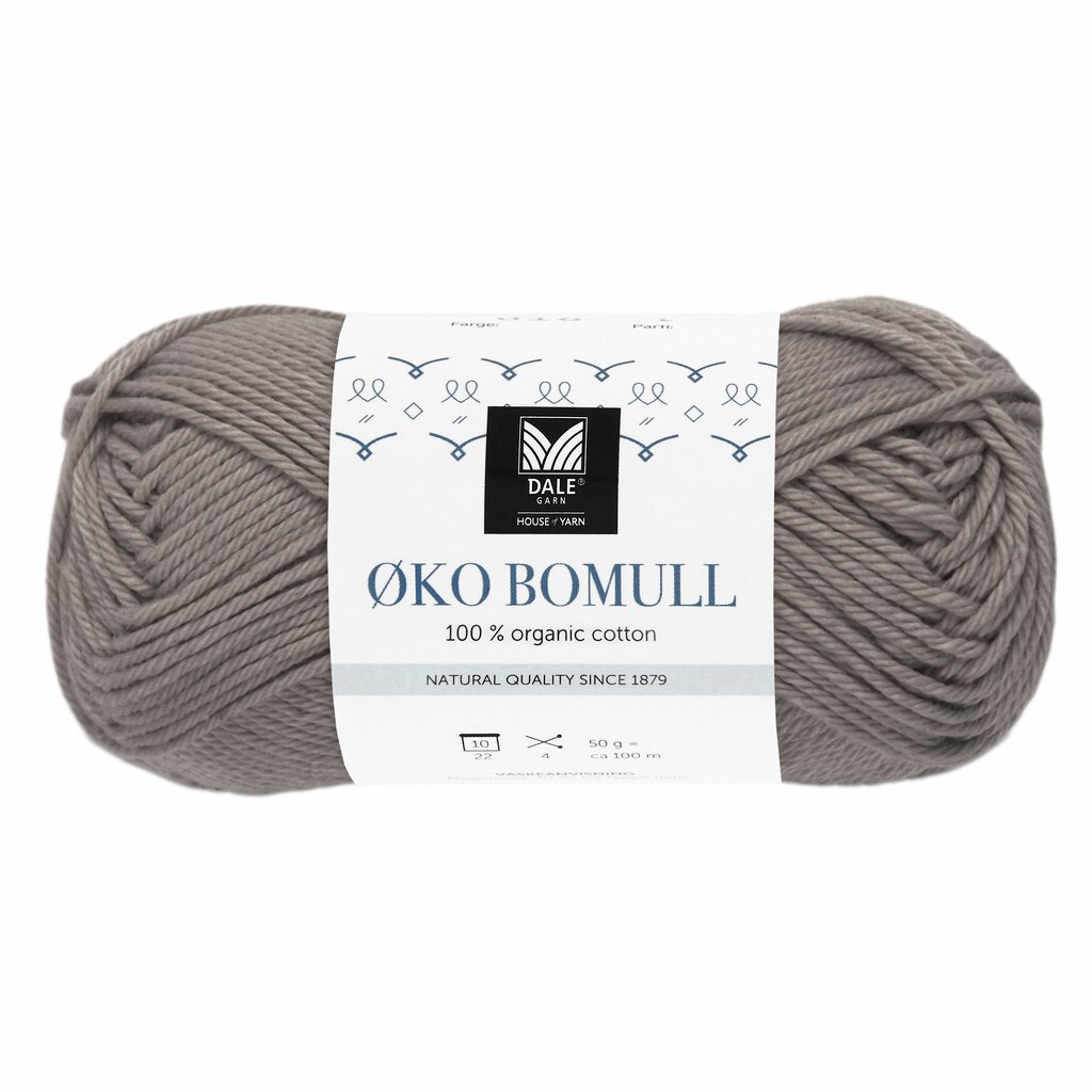 Dale - Øko Bomull - Garn Grå