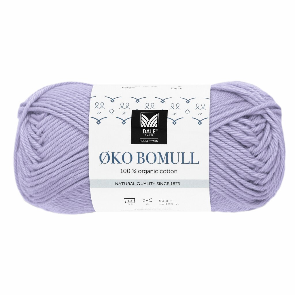 Dale - Øko Bomull - Garn Lys lavendel