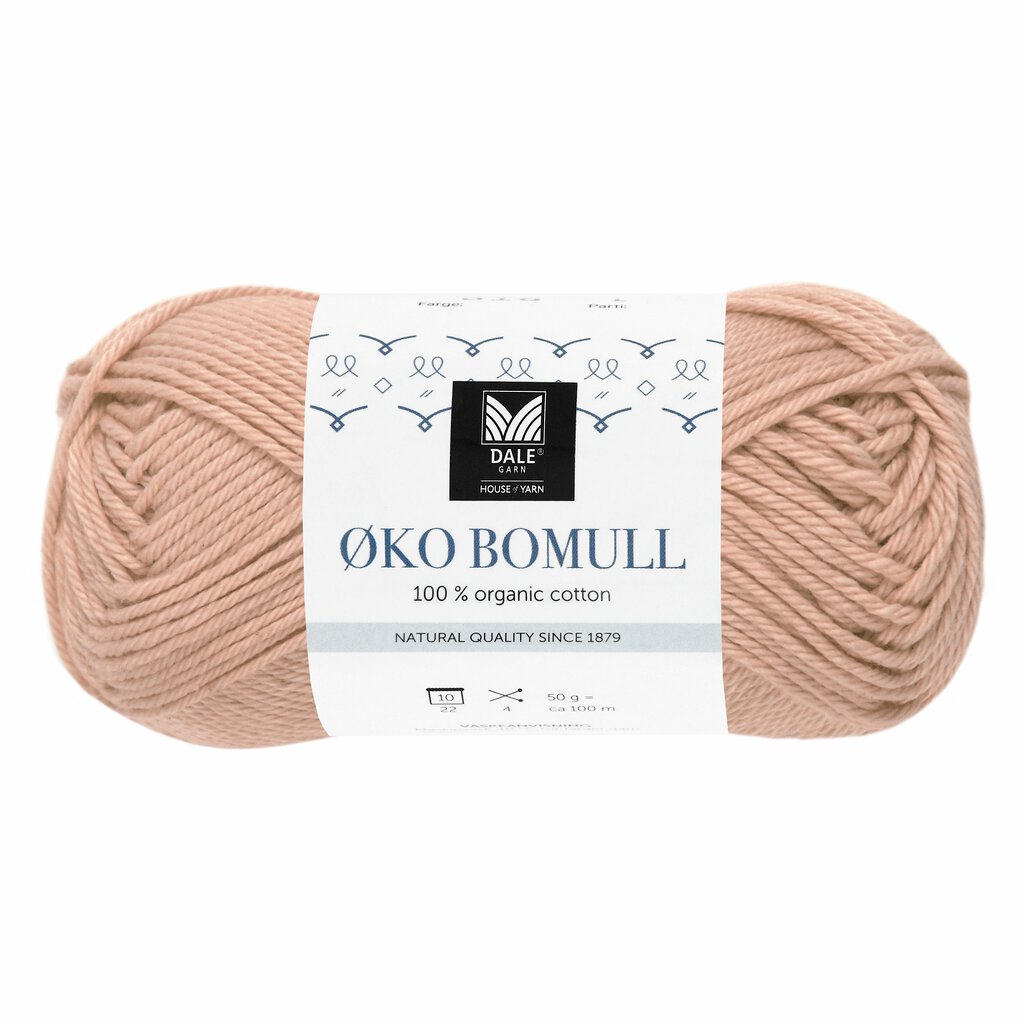 Dale - Øko Bomull - Garn Rosa kamel