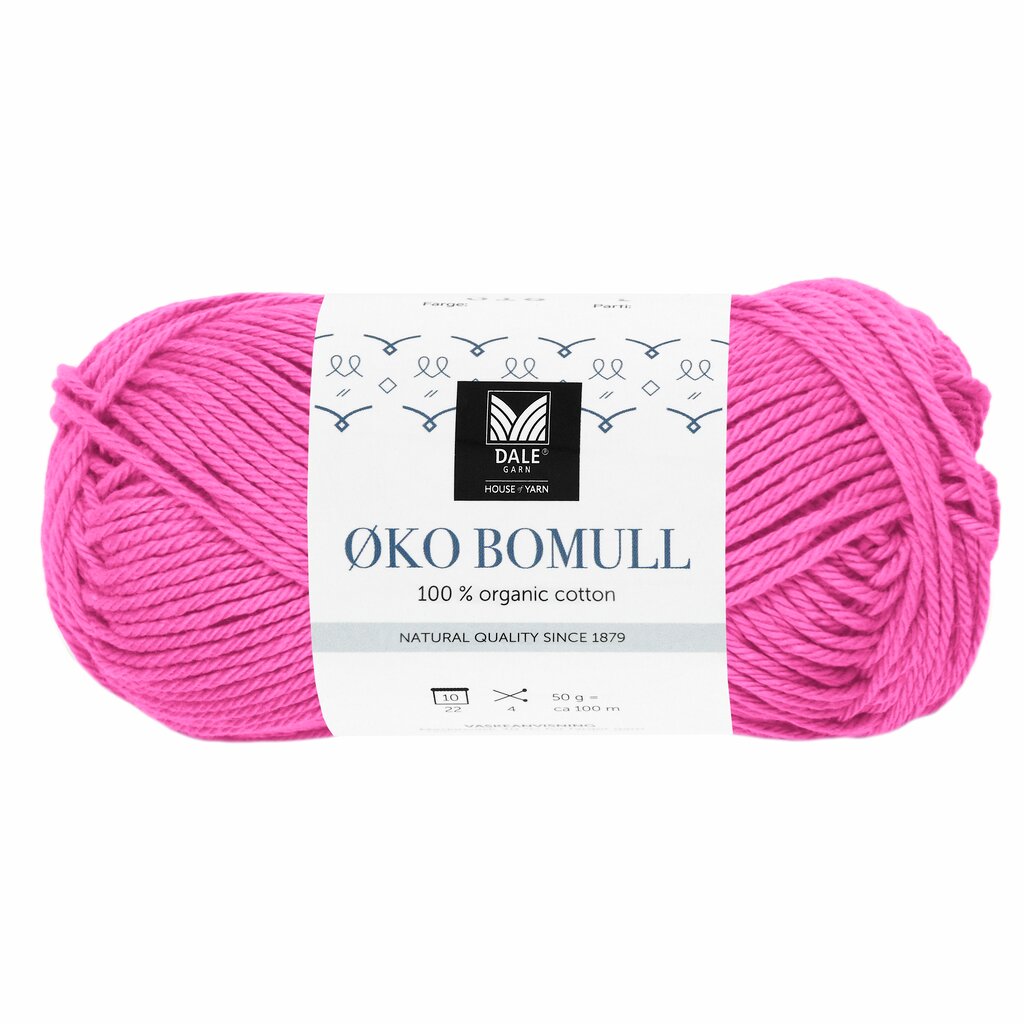 Dale - Øko Bomull - Garn Fuksia