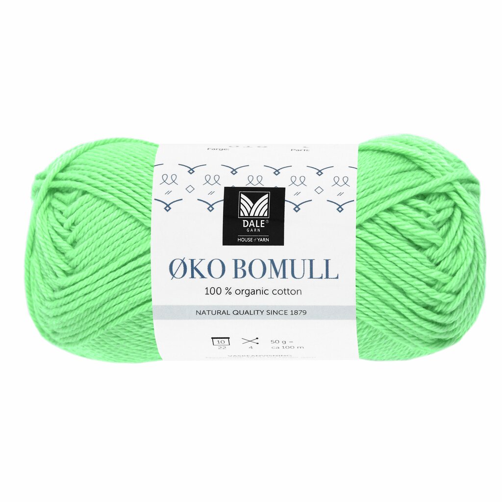 Dale - Øko Bomull - Garn Eplemint