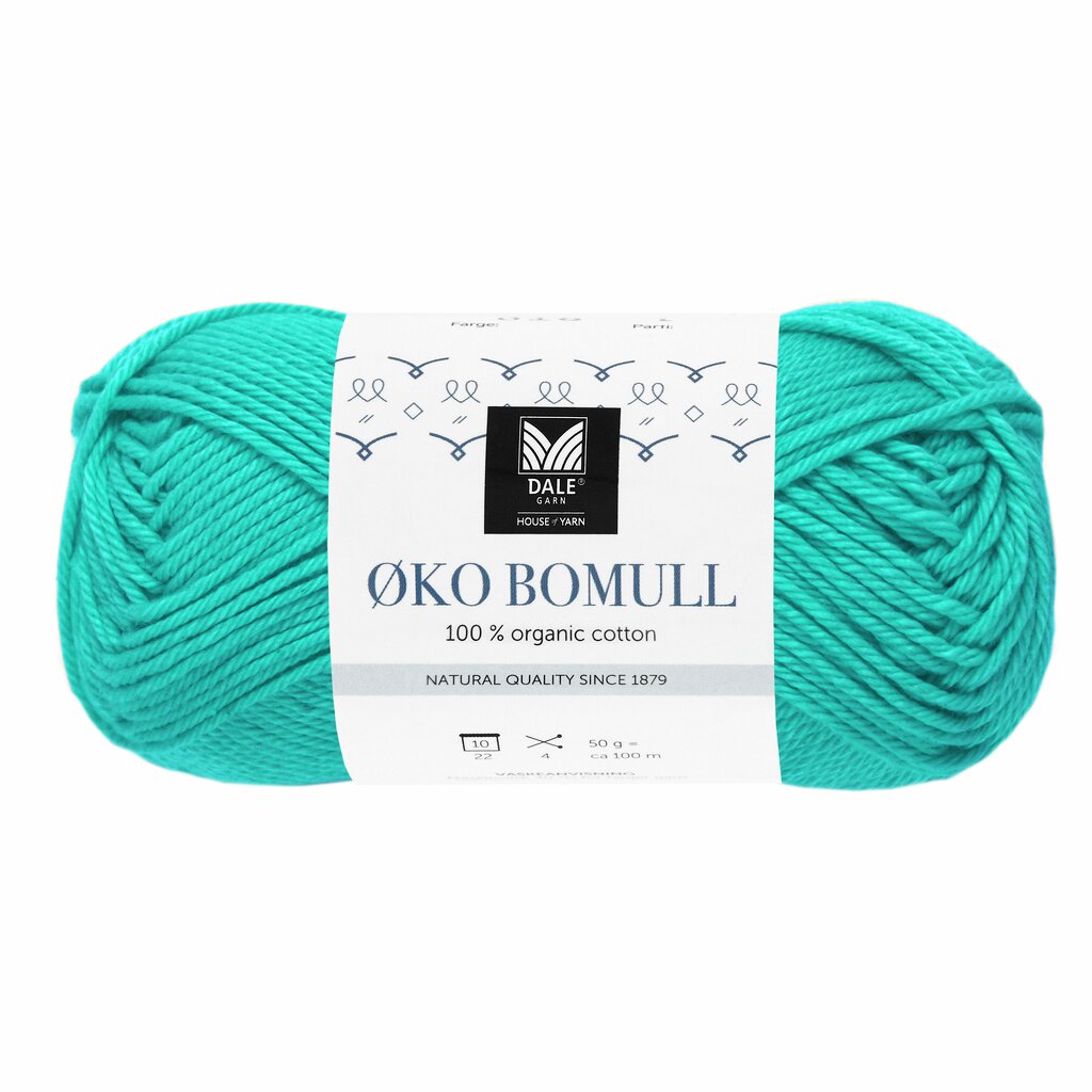 Dale - Øko Bomull - Garn Tropisk blå
