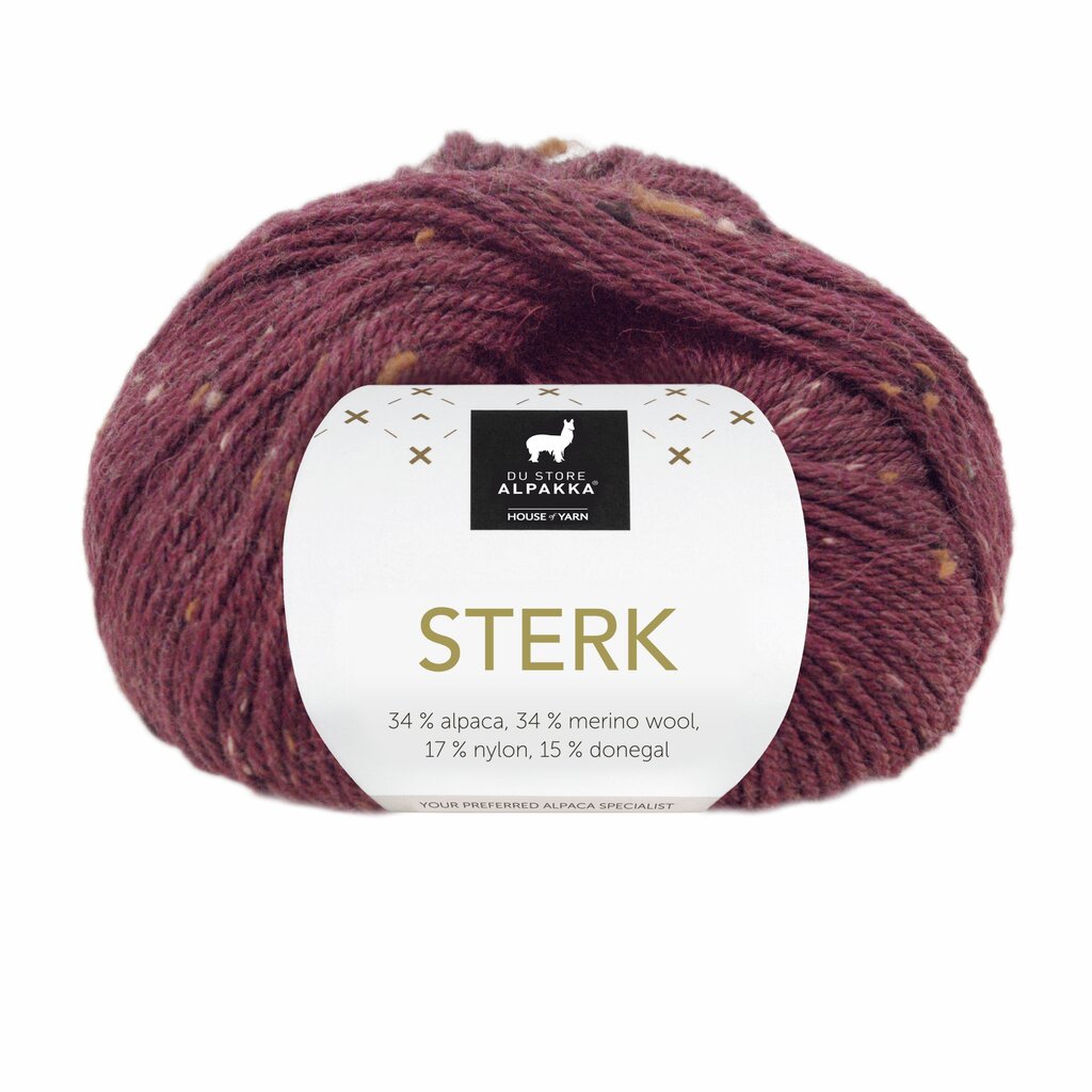 Du Store Alpakka 927 Bordeaux tweed