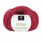 Du Store Alpakka 934 Dyp rød tweed