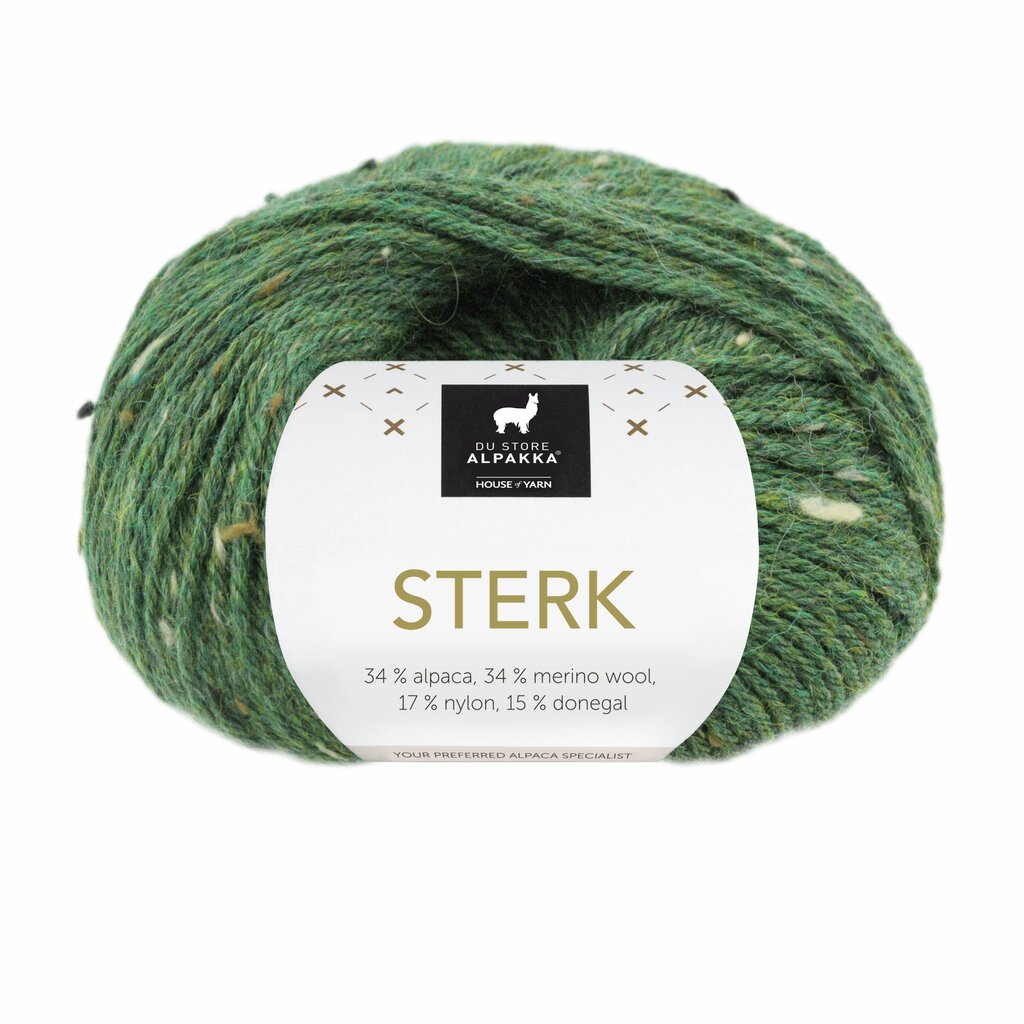 Du Store Alpakka 935 Furugrønn tweed