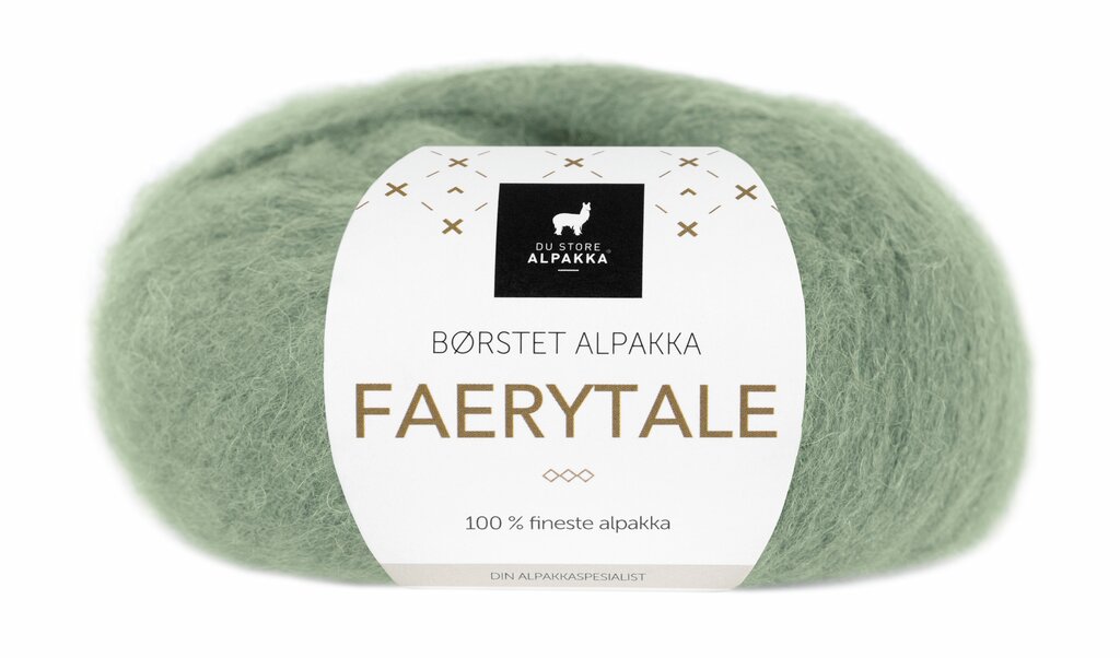 Du Store Alpakka 715 Støvet jadegrønn