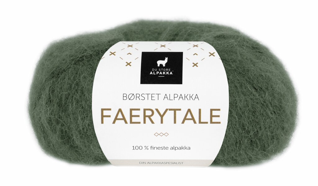 Du Store Alpakka 761 Mørk olivengrønn