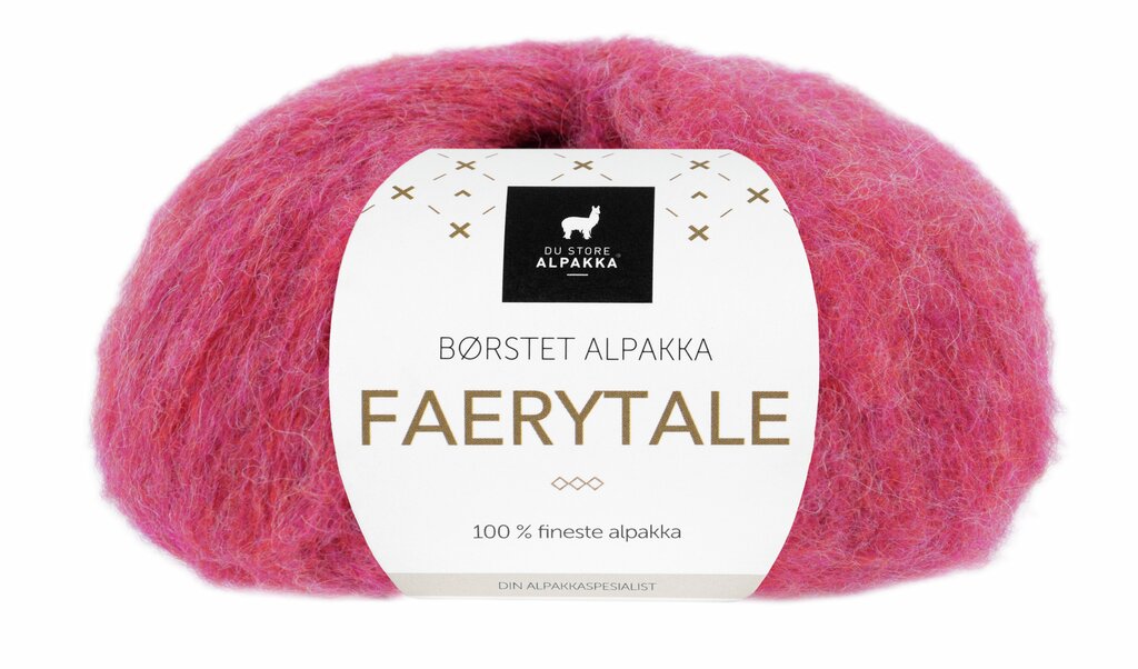 Du Store Alpakka 763 Rød melert