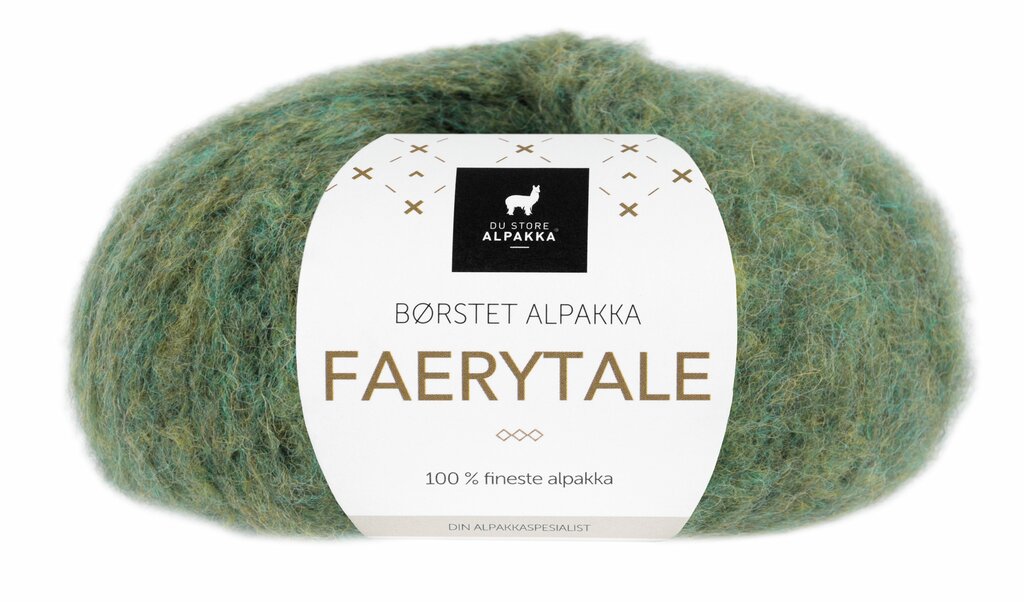 Du Store Alpakka 769 Olivengrønn melert