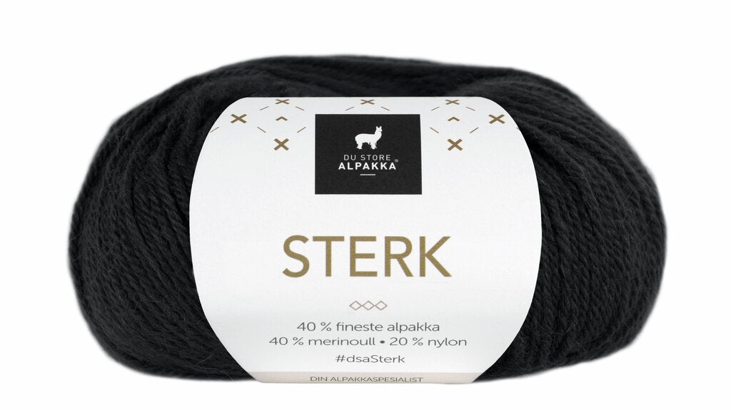 Du Store Alpakka 809 Svart