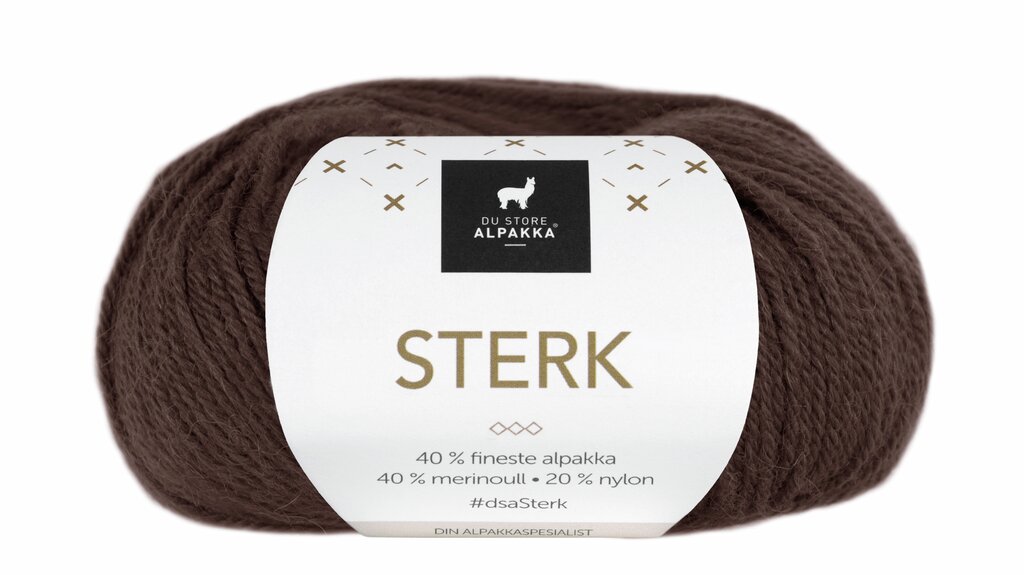 Du Store Alpakka 810 Mørk brun