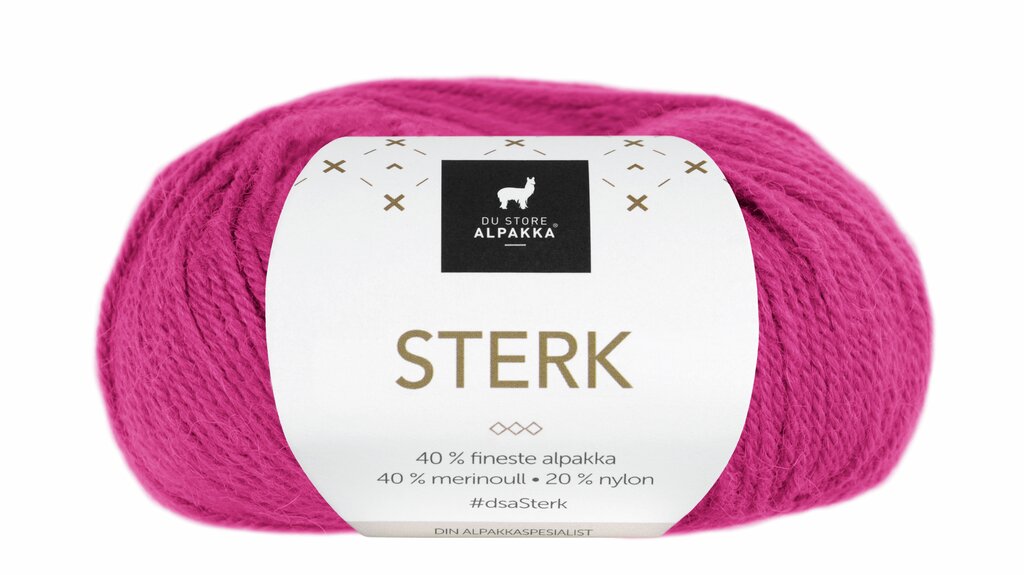 Du Store Alpakka 825 Mørk rosa