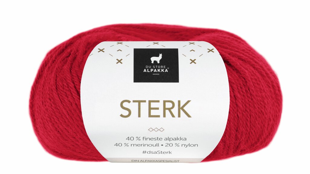 Du Store Alpakka 828 Rød
