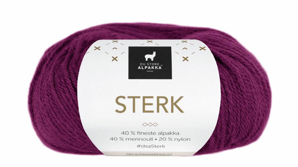 Du Store Alpakka 832 Rødlilla