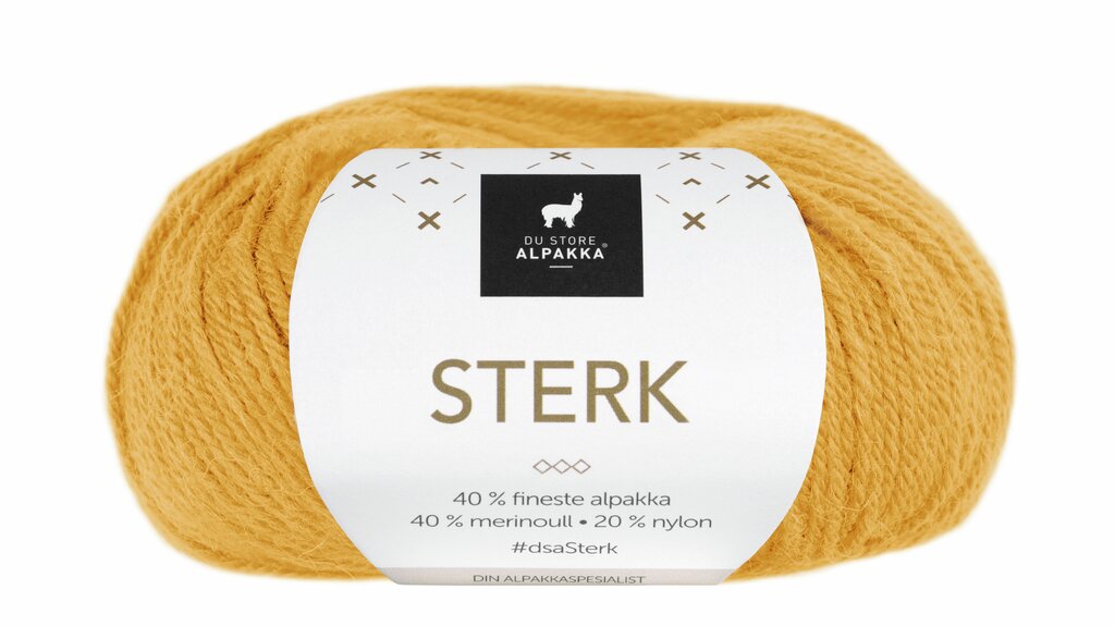Du Store Alpakka 855 Varm gul