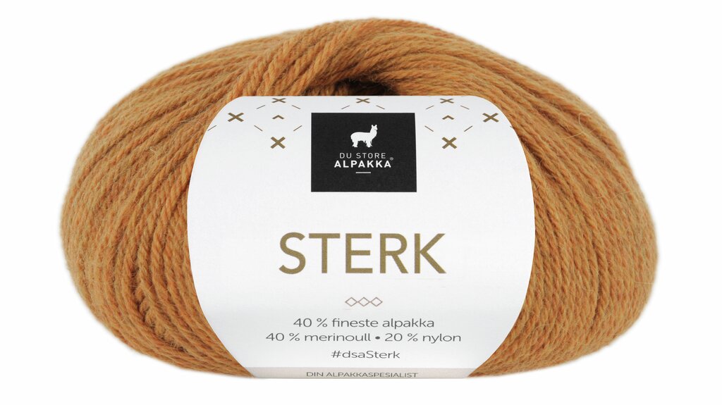 Du Store Alpakka 877 Gul melert