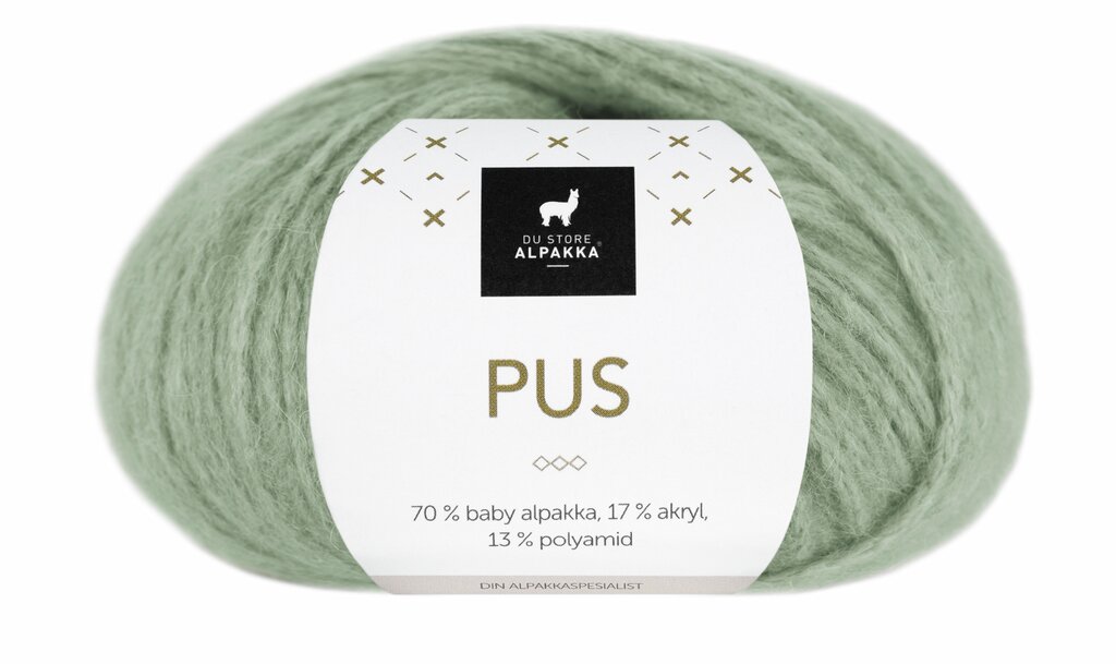 Du Store Alpakka 4040 Støvet jadegrønn
