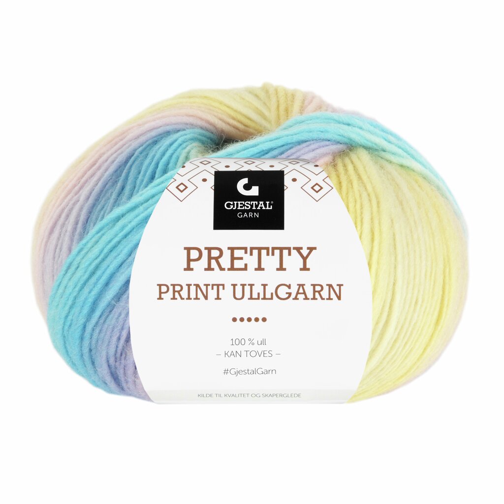 Gjestal 508 Pastellfarget print
