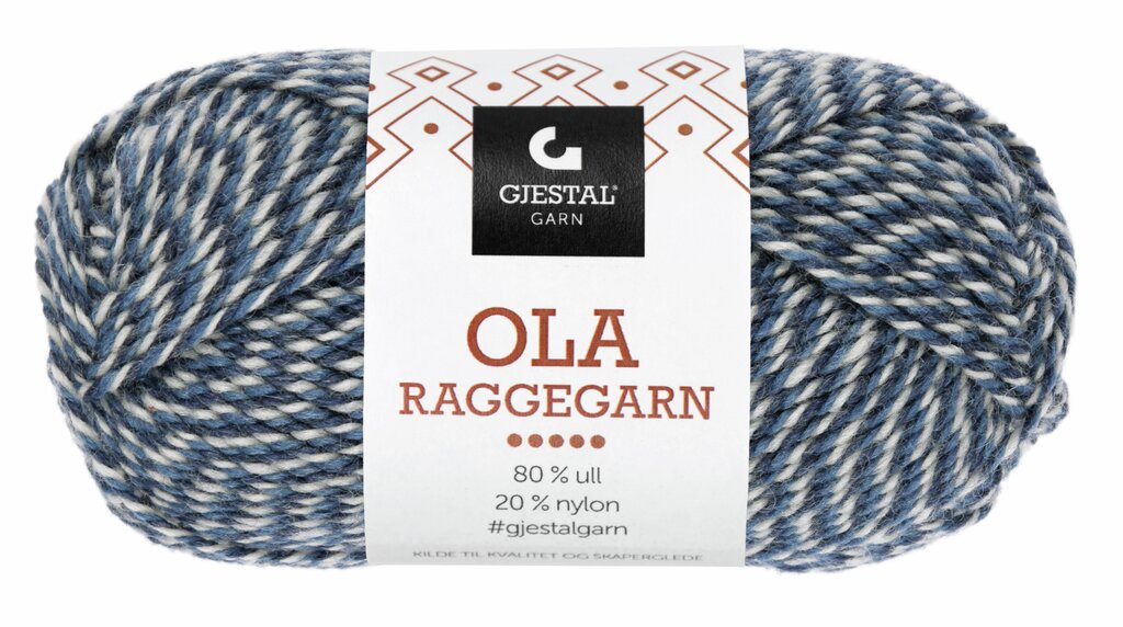 Gjestal 712 Mørk denim/Denim/Natur mouline