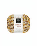 Gjestal 901 Brun/Safran dots