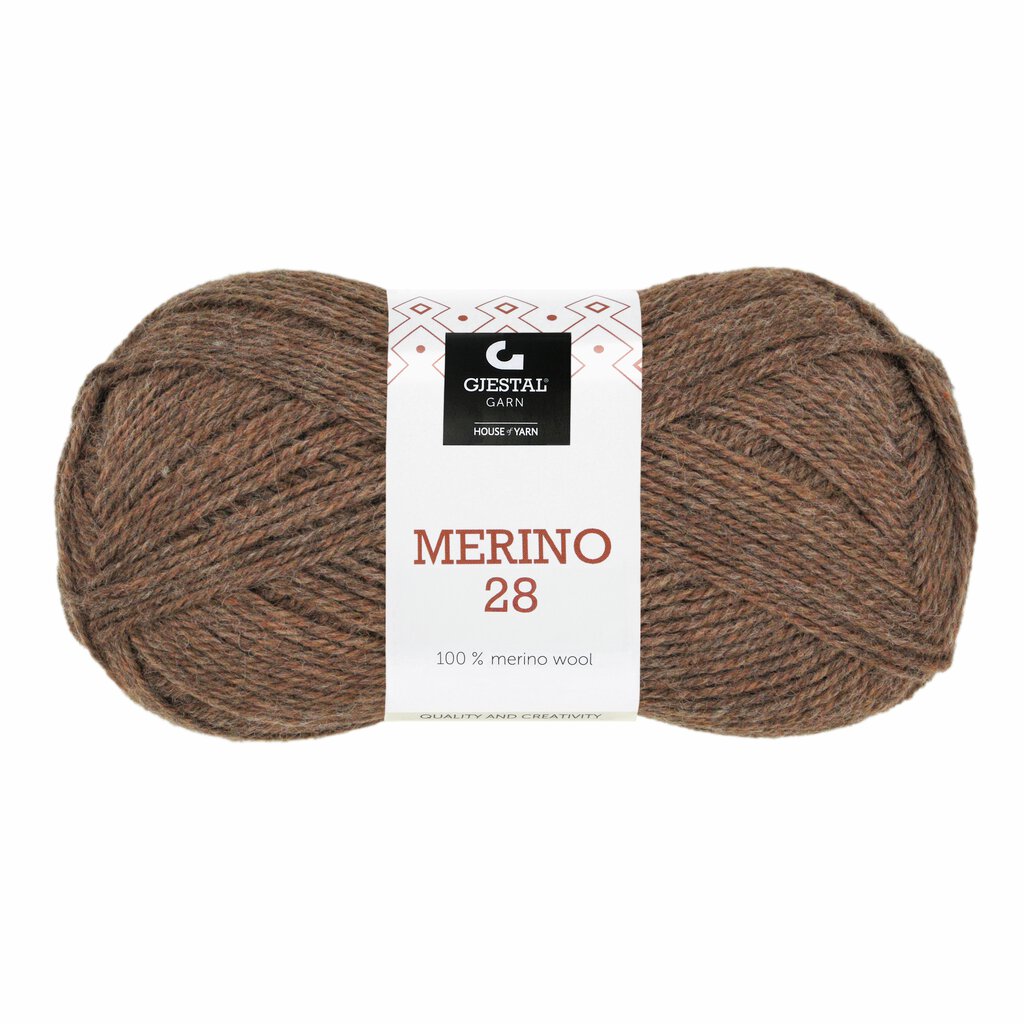 Gjestal 108 Mørk brun melert