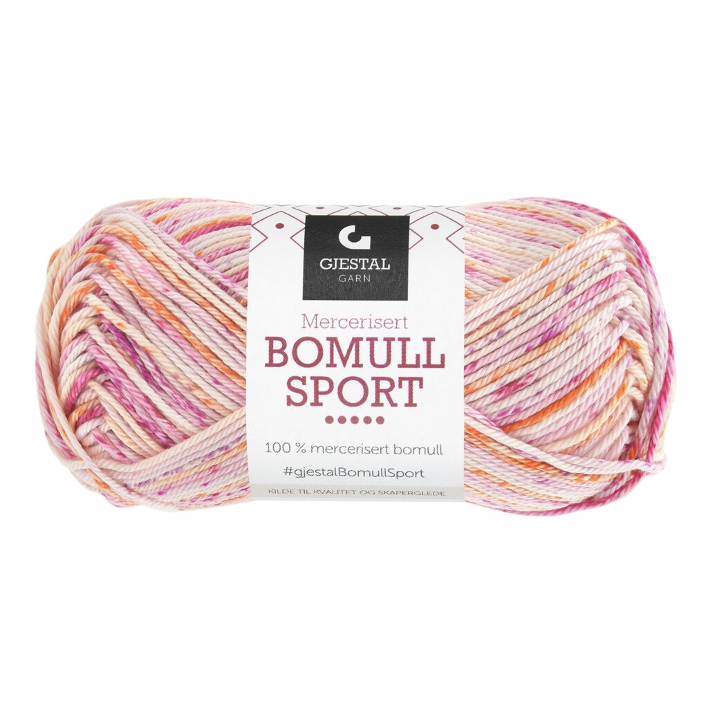 Gjestal 395 Rosa/Oransje print