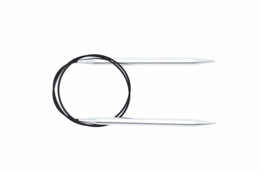 HOY Silver Aluminium Rundpinner 80 cm