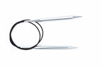 HOY Silver Aluminium Rundpinner 80 cm