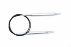 HOY Silver Aluminium Rundpinner 80 cm