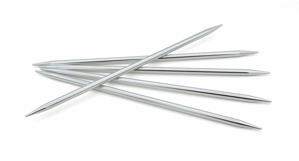 HOY Silver Aluminium Strømpepinner 20 cm