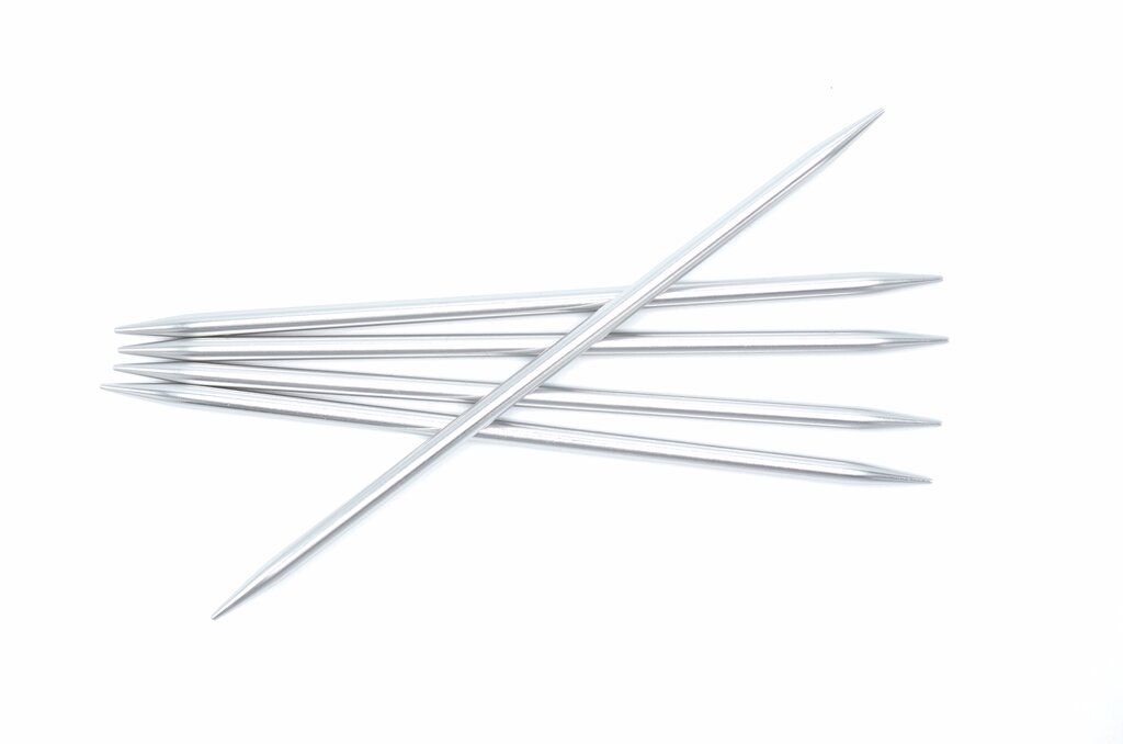 HOY Silver Aluminium Strømpepinner 20 cm