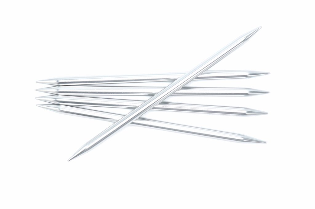 HOY Silver Aluminium Strømpepinner 20 cm