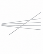 HOY Silver Aluminium Strømpepinner 20 cm