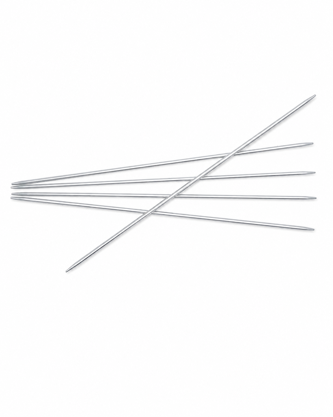 HOY Silver Aluminium Strømpepinner 20 cm
