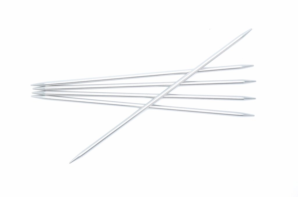 HOY Silver Aluminium Strømpepinner 20 cm