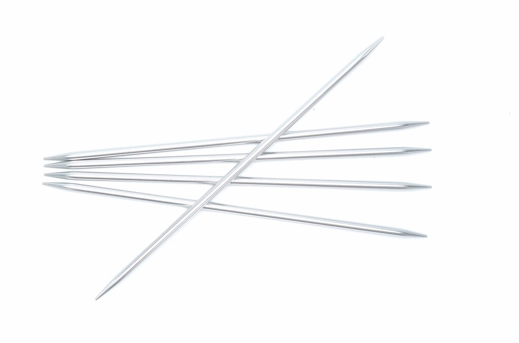 HOY Silver Aluminium Strømpepinner 20 cm