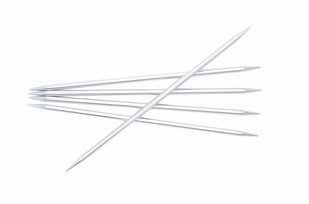 HOY Silver Aluminium Strømpepinner 20 cm