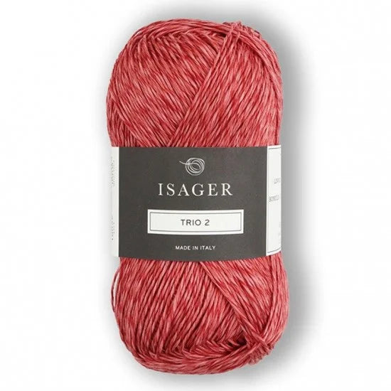 Isager Trio 2 Blush - helt garnnøste