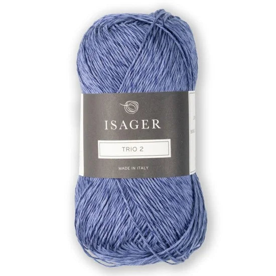 Isager Trio 2 Sky blue - helt garnnøste