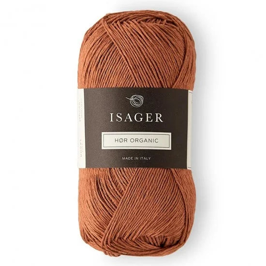 Isager Hør Organic Nougat - helt garnnøste