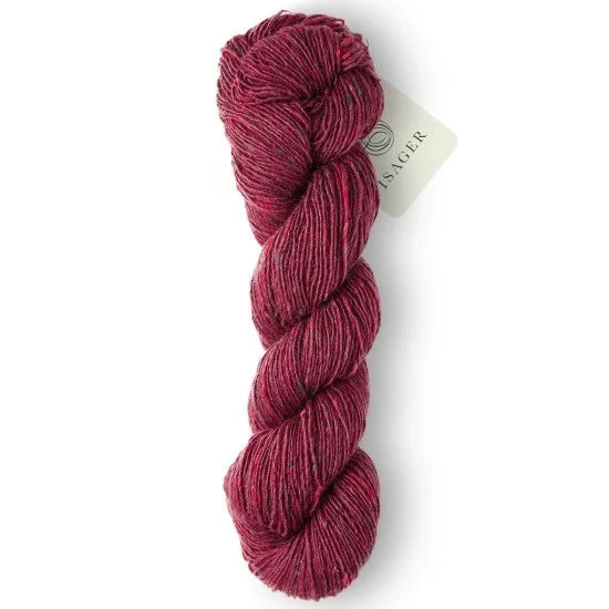 Isager Tweed Plum - helt garnnøste