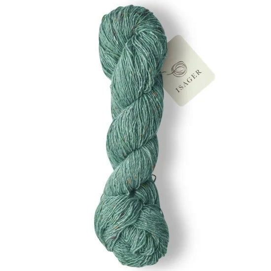 Isager Tweed Turquoise - helt garnnøste