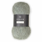 Isager Soft Fine 57 milky eucalyptus - helt garnnøste