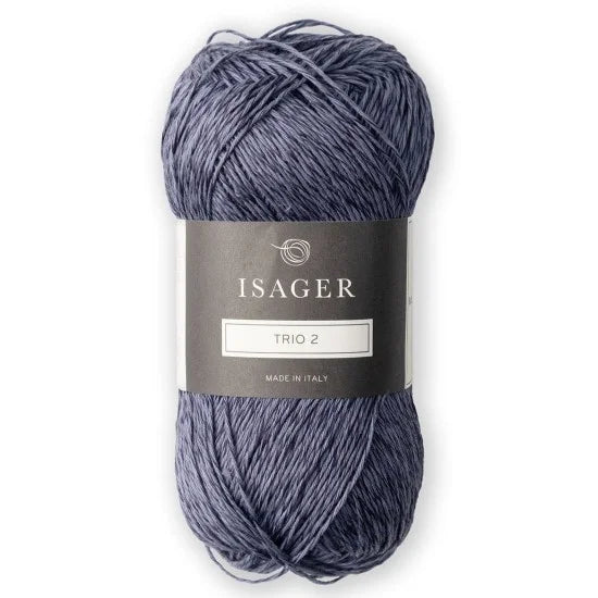 Isager Trio 2 Granite - helt garnnøste