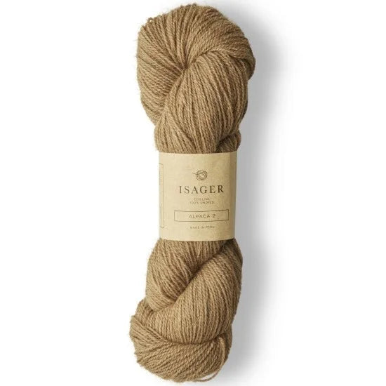 Isager Alpaca 2 8s-Eco beige ufarget - helt garnnøste