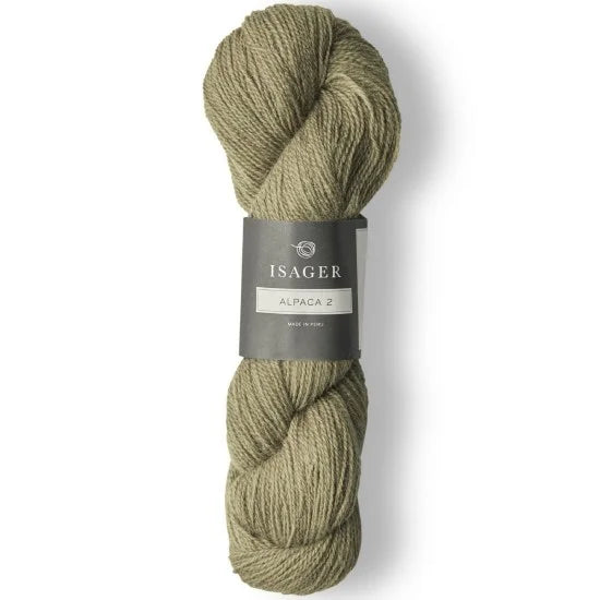 Isager Alpaca 2 23 artichoke - helt garnnøste